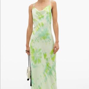 Rat & Boa Juniper tie-dye satin dress